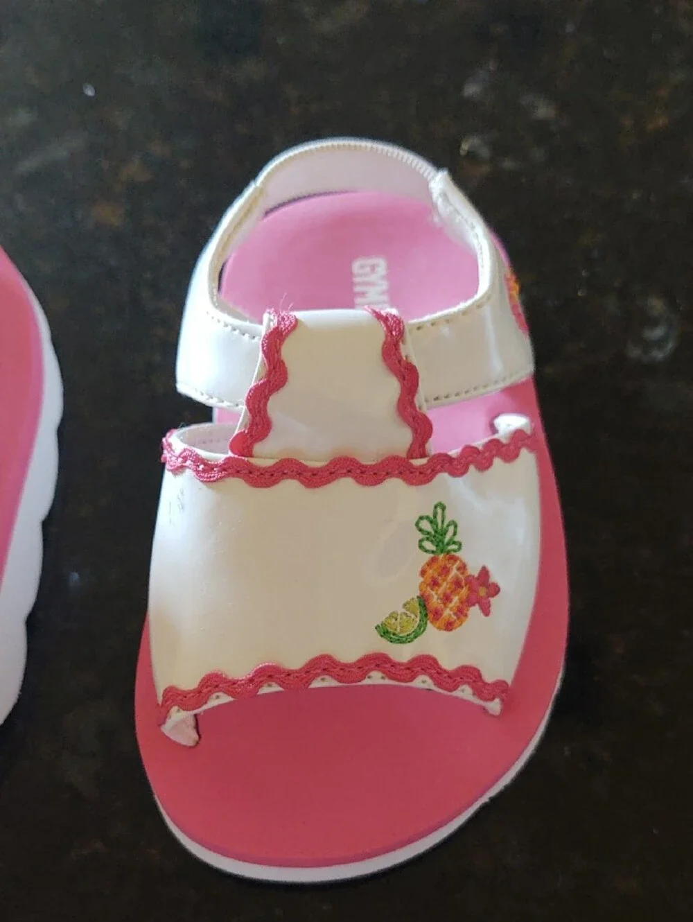 Gymboree Toddler Girls Summer Sandals Pineapple Strawberry Flower Platform Sz 1
